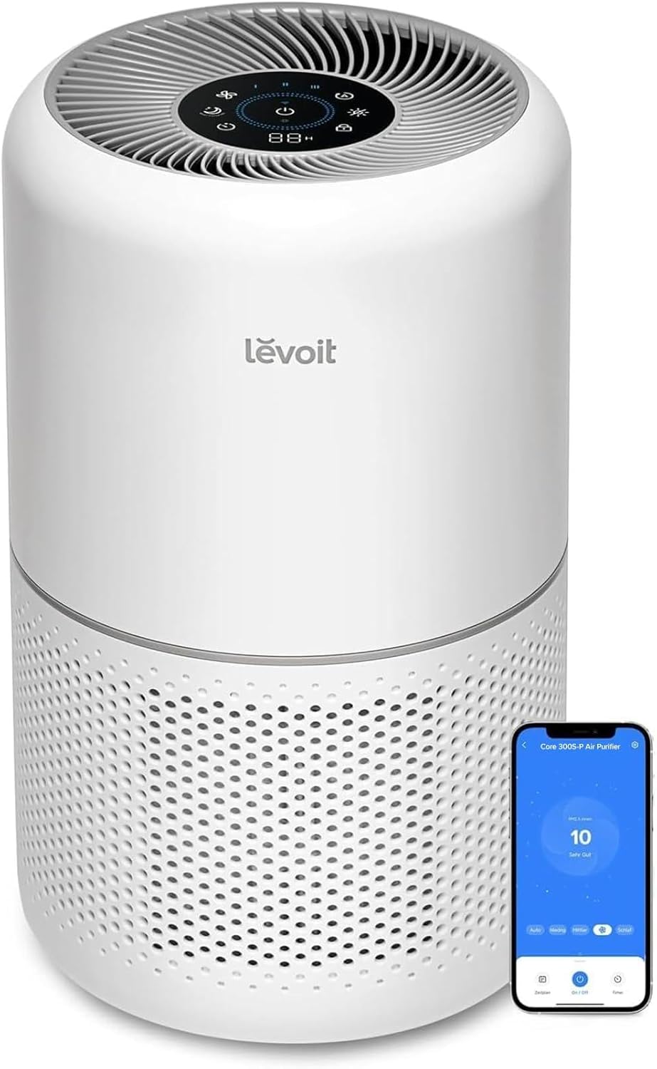 LEVOIT Air Purifiers for Home Bedroom, HEPA Sleep Mode, AHAM VERIFIDE, Smart WiFi for Home Large Room, Quiet Cleaner for P...