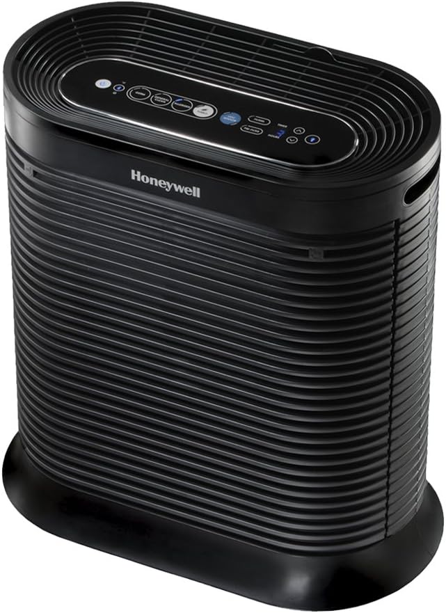 Honeywell HPA-250 Bluetooth Smart True HEPA Air Purifier, Airborne Allergen Reducer for Large Rooms (310 sq ft), Black - W...