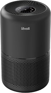 LEVOIT Air Purifier for Home Allergies Pet Hair in Bedroom, Core300-P, Black