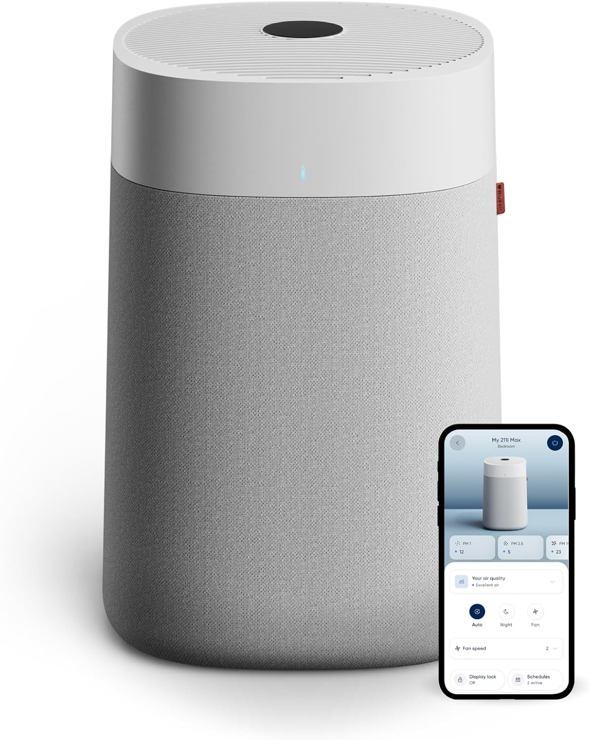 BLUEAIR Air Purifiers for Large Rooms, Cleans 3,048 Sqft In One Hour, HEPASilent Smart Air Cleaner For Home, Pets, Allergi...