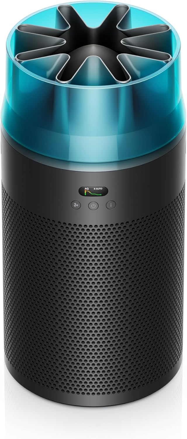 Dyson Hushjet Compact Purifier, Engineered for Powerful, Whisper-quiet, Whole-room Air Purification, Homes with Pets, Alle...